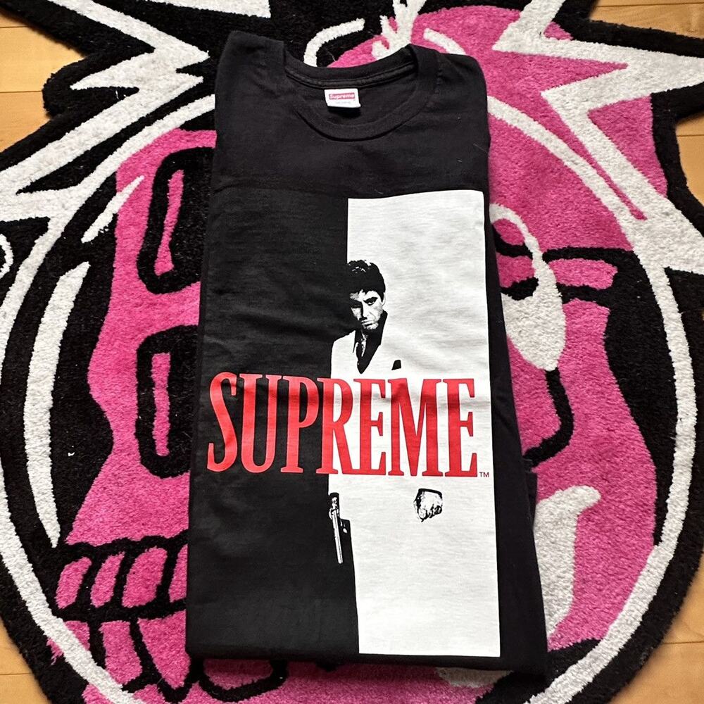 Supreme Scarface Split Tee FW17 – Black – Size Large – Gently Used